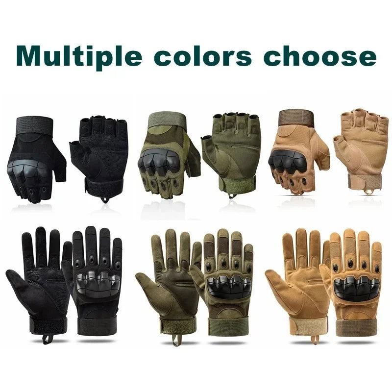 Tactical  Gloves Shooting Gloves Touch Design Fitness Protection Sports Motorcycle Hunting Full Finger Walking Gloves - Slobuy