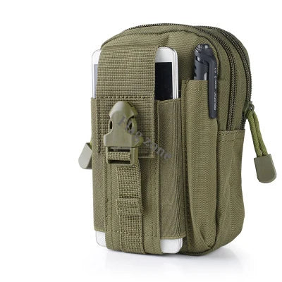 Tactical Waist Bag Belt Pack Gear Molle Holster Wallet Pouch Men Outdoor Working Camping Hunting Tools Pack Small Soft Back - Slobuy