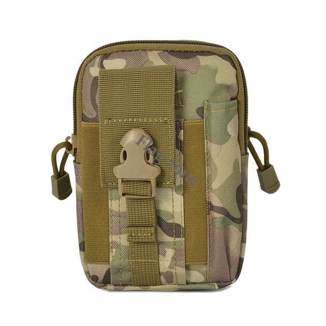 Tactical Waist Bag Belt Pack Gear Molle Holster Wallet Pouch Men Outdoor Working Camping Hunting Tools Pack Small Soft Back - Slobuy