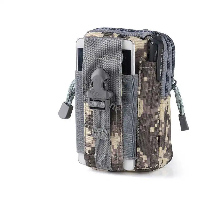 Tactical Waist Bag Belt Pack Gear Molle Holster Wallet Pouch Men Outdoor Working Camping Hunting Tools Pack Small Soft Back - Slobuy