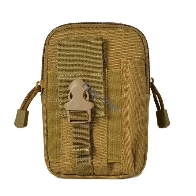 Tactical Waist Bag Belt Pack Gear Molle Holster Wallet Pouch Men Outdoor Working Camping Hunting Tools Pack Small Soft Back - Slobuy