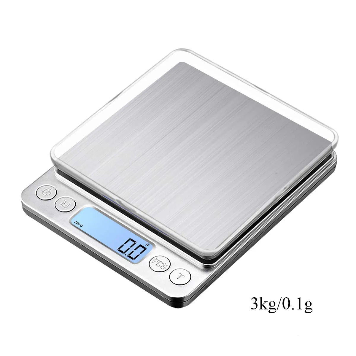 Digital Kitchen Scale 3000g/ 0.1g Small Jewelry Scale Food Scales Digital Weight Gram and Oz Digital Gram Scale with LCD/ Tare - Slobuy