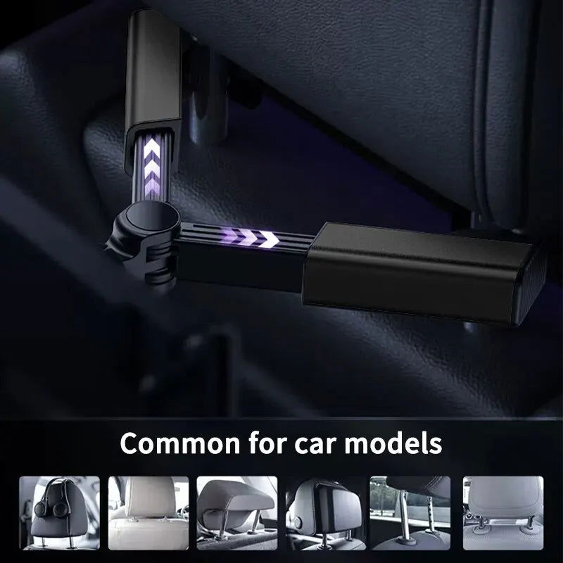 Telescopic Car Phone Holder for Rear Row Tablet Holder Anti Shake Tablet Mount Universal Auto Phone Stand for 4-12.9 Inch iPad - Slobuy
