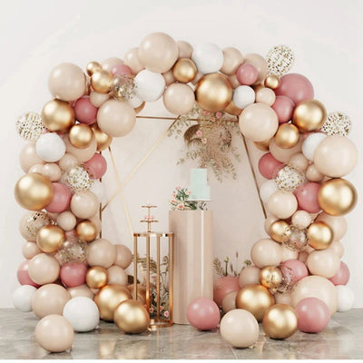 Tender Pink Gold Balloon Garland Arch Kit Wedding Birthday Party Decoration Adult Kids Baby Shower Decor Ballon Wedding Supplies - Slobuy