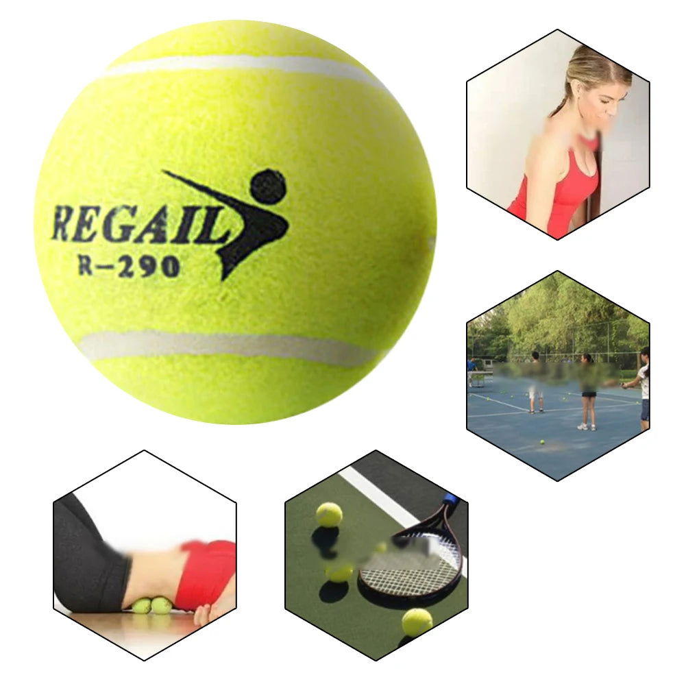 Tennis Balls High Bounce Practice Training Tennis For Dogs Bite 6.4CM High Flexibility Chemical Fiber Tennis Balls - Slobuy