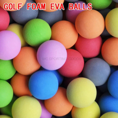 20pcs/bag Golf Balls EVA Foam Soft Sponge Balls for Golf/Tennis Training Solid Color for Outdoor Golf Practice Balls - Slobuy