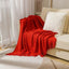 Textured Knitted Throw Blankets with Tassels Cozy Woven Decorative Boho Bed Blanket for Sofa Bed Chair Pattern for All Seasons - Slobuy