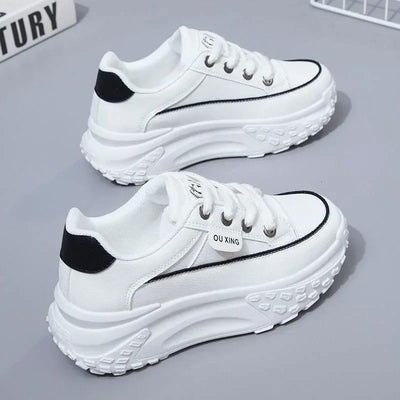 The New Retro Women Shoes Spring Platform Shoes Casual Sneakers Versatile Fashion Designer Shoes High Quality  Women Sneakers - Slobuy