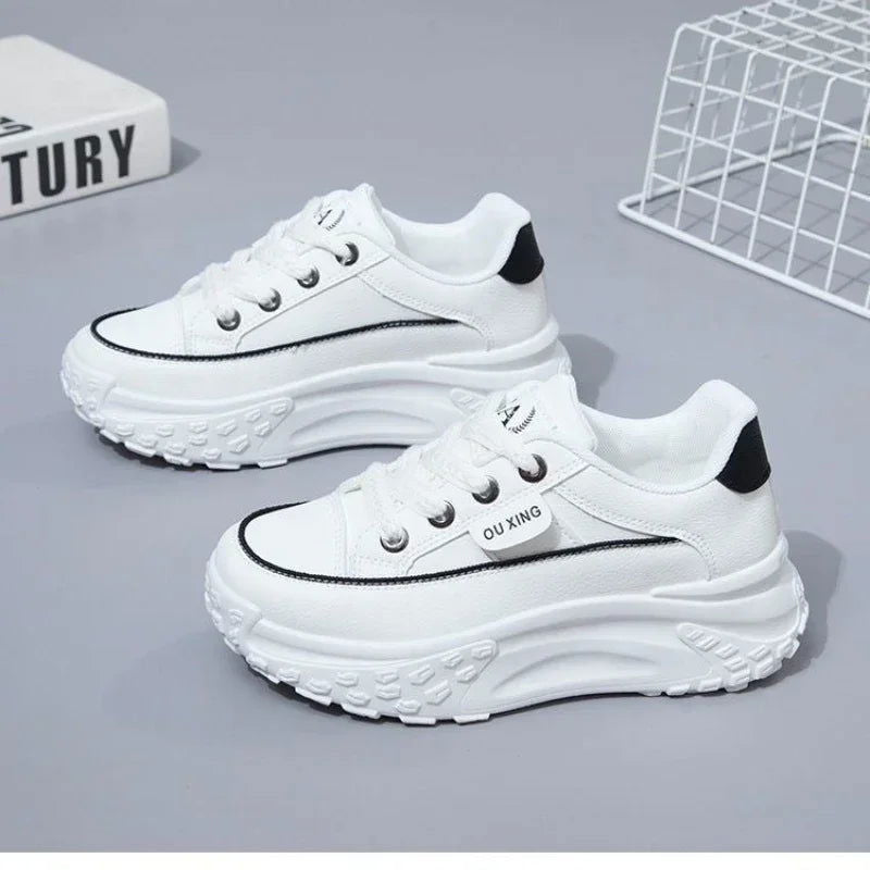 The New Retro Women Shoes Spring Platform Shoes Casual Sneakers Versatile Fashion Designer Shoes High Quality  Women Sneakers - Slobuy