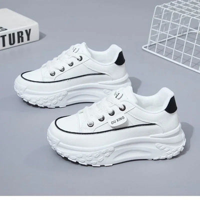 The New Retro Women Shoes Spring Platform Shoes Casual Sneakers Versatile Fashion Designer Shoes High Quality  Women Sneakers - Slobuy