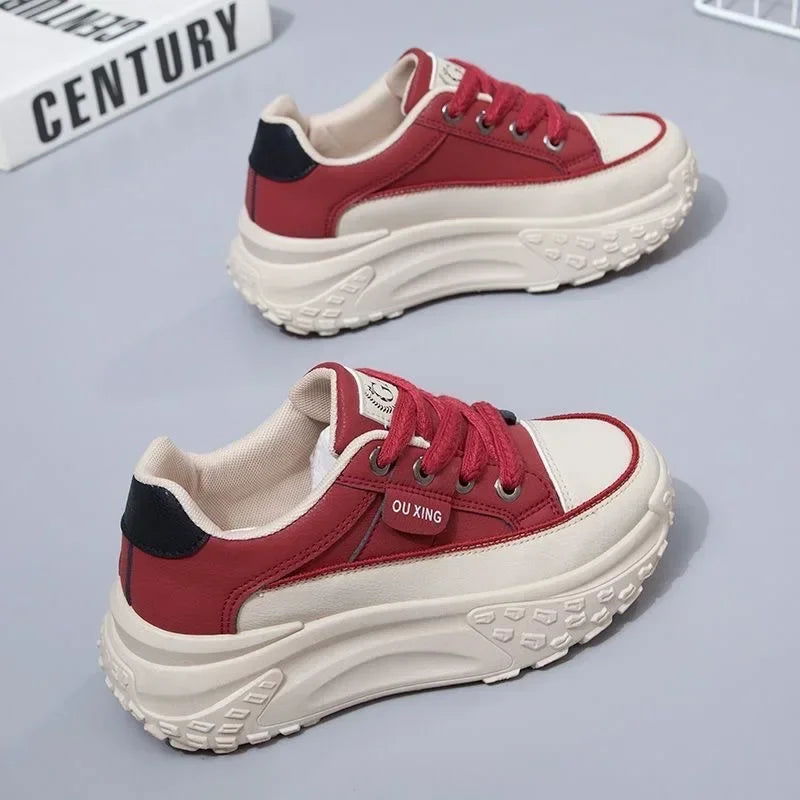 The New Retro Women Shoes Spring Platform Shoes Casual Sneakers Versatile Fashion Designer Shoes High Quality  Women Sneakers - Slobuy