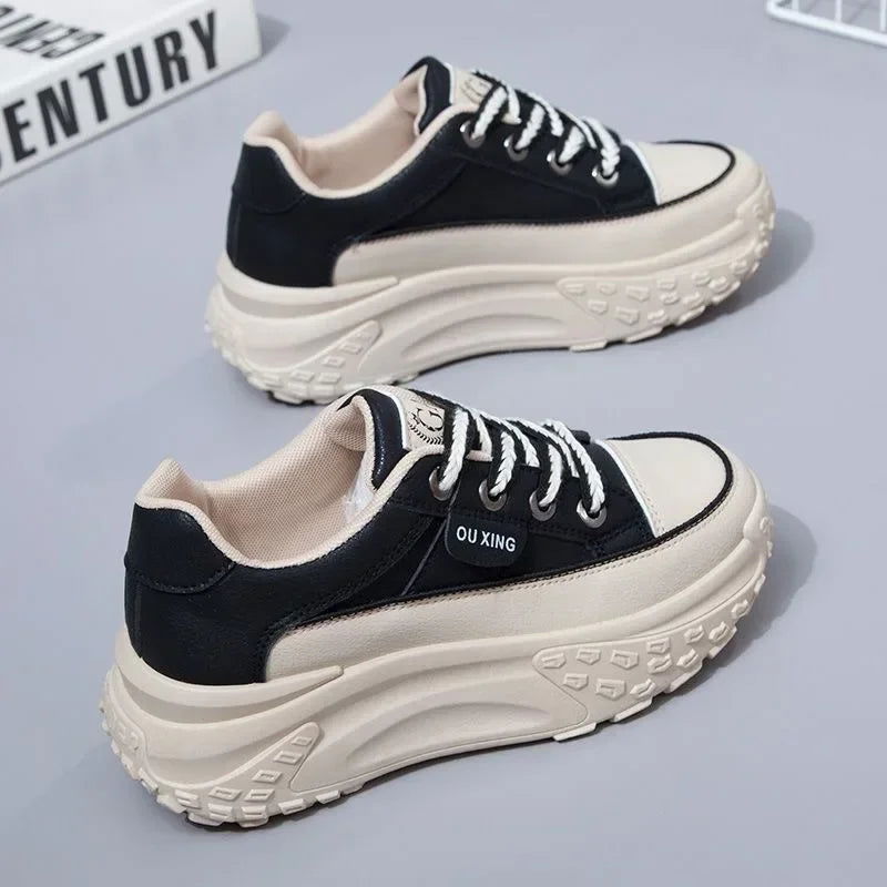 The New Retro Women Shoes Spring Platform Shoes Casual Sneakers Versatile Fashion Designer Shoes High Quality  Women Sneakers - Slobuy