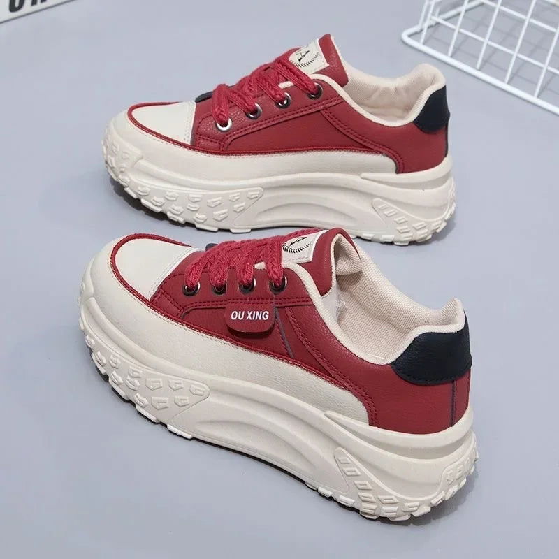 The New Retro Women Shoes Spring Platform Shoes Casual Sneakers Versatile Fashion Designer Shoes High Quality  Women Sneakers - Slobuy