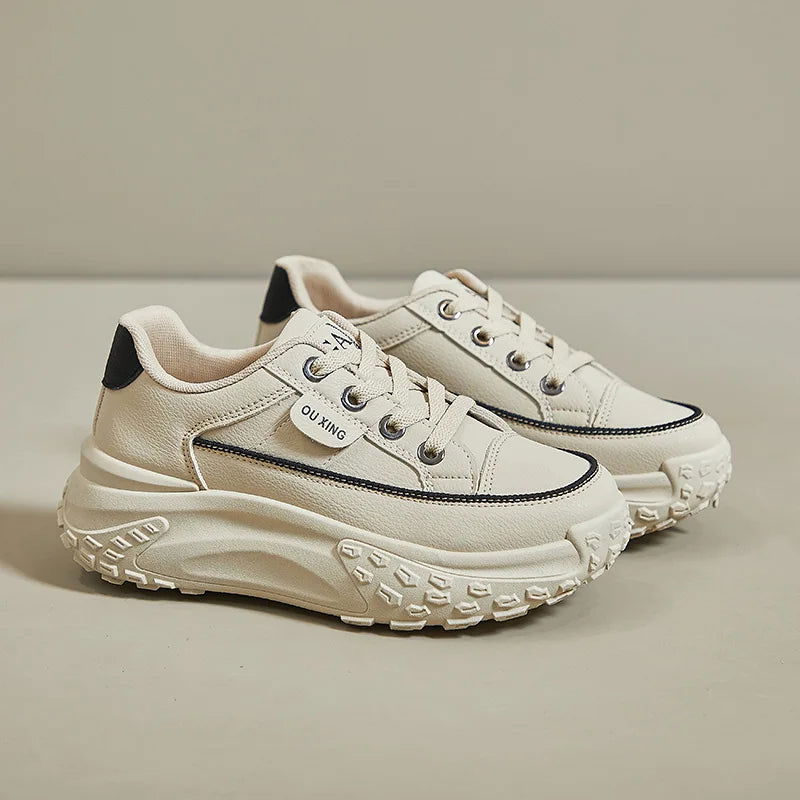 The New Retro Women Shoes Spring Platform Shoes Casual Sneakers Versatile Fashion Designer Shoes High Quality  Women Sneakers - Slobuy