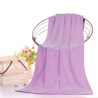 The new microfiber bath towel is super absorbent, soft and quick-drying, super large bath towel, multi-purpose travel sports - Slobuy