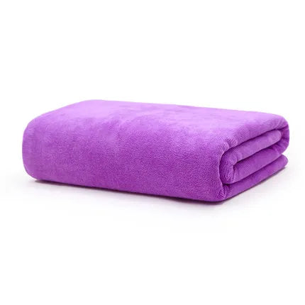 The new microfiber bath towel is super absorbent, soft and quick-drying, super large bath towel, multi-purpose travel sports - Slobuy