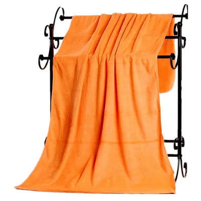 The new microfiber bath towel is super absorbent, soft and quick-drying, super large bath towel, multi-purpose travel sports - Slobuy
