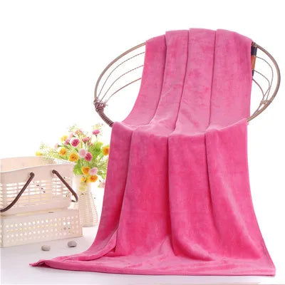 The new microfiber bath towel is super absorbent, soft and quick-drying, super large bath towel, multi-purpose travel sports - Slobuy