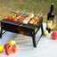 Thicken Folding Lightweight Portable Barbecue Charcoal BBQ Grill Outdoor Patio Camping Cooker BBQ Party Cooking Tools - Slobuy