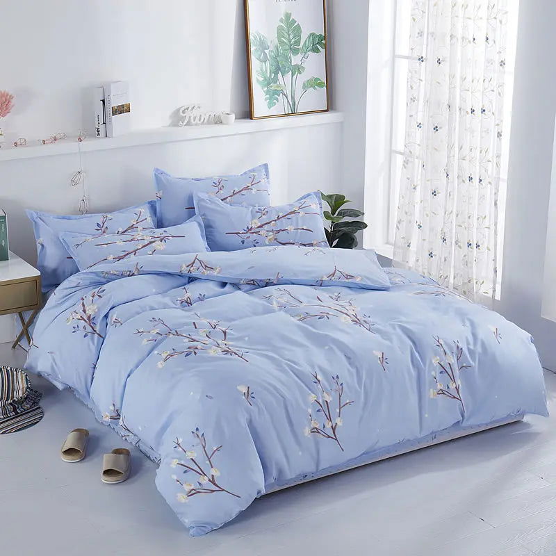Thickened Sanding Quilt Cover Single Sheet Student Apartment Hotel Bedding Sheet Single Twill Skin-friendly Quilt Cover 90x200cm - Slobuy