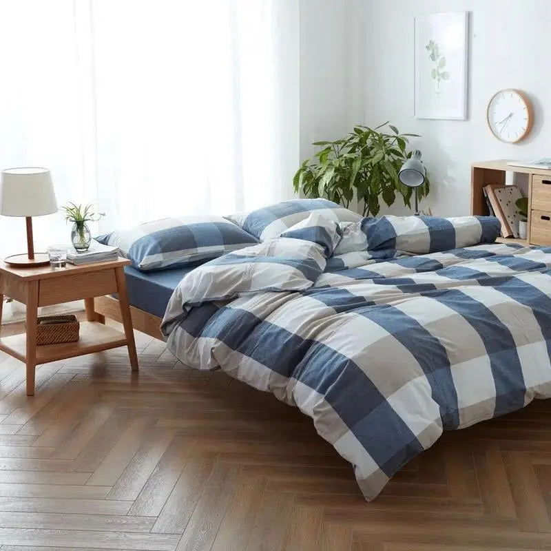 Thickened Sanding Quilt Cover Single Sheet Student Apartment Hotel Bedding Sheet Single Twill Skin-friendly Quilt Cover 90x200cm - Slobuy