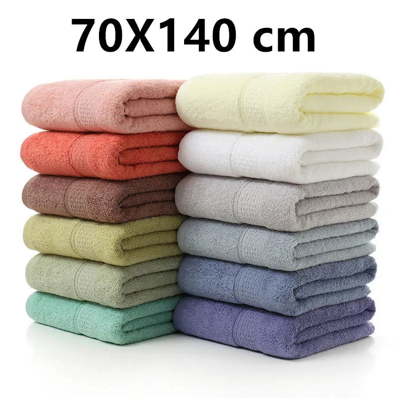 Thickened new cotton super absorbent large bath towel thickened soft bath towel comfortable towel bathroom travel towel - Slobuy