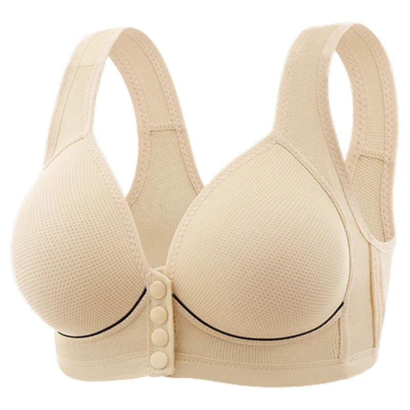 Thin Pregnant Women's Breastfeeding Underwear With Front Buckle Closure Seamless and Anti Sagging Women's Tank Top Bra - Slobuy