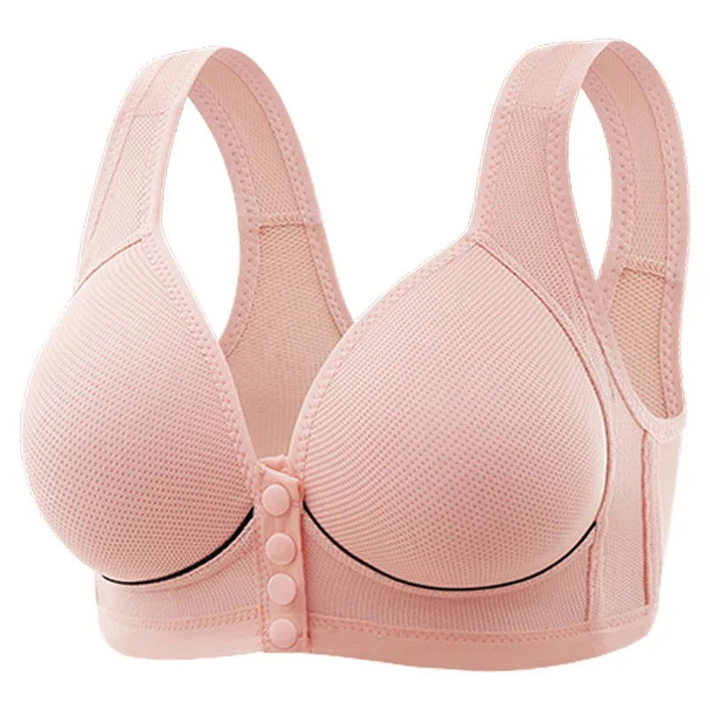 Thin Pregnant Women's Breastfeeding Underwear With Front Buckle Closure Seamless and Anti Sagging Women's Tank Top Bra - Slobuy