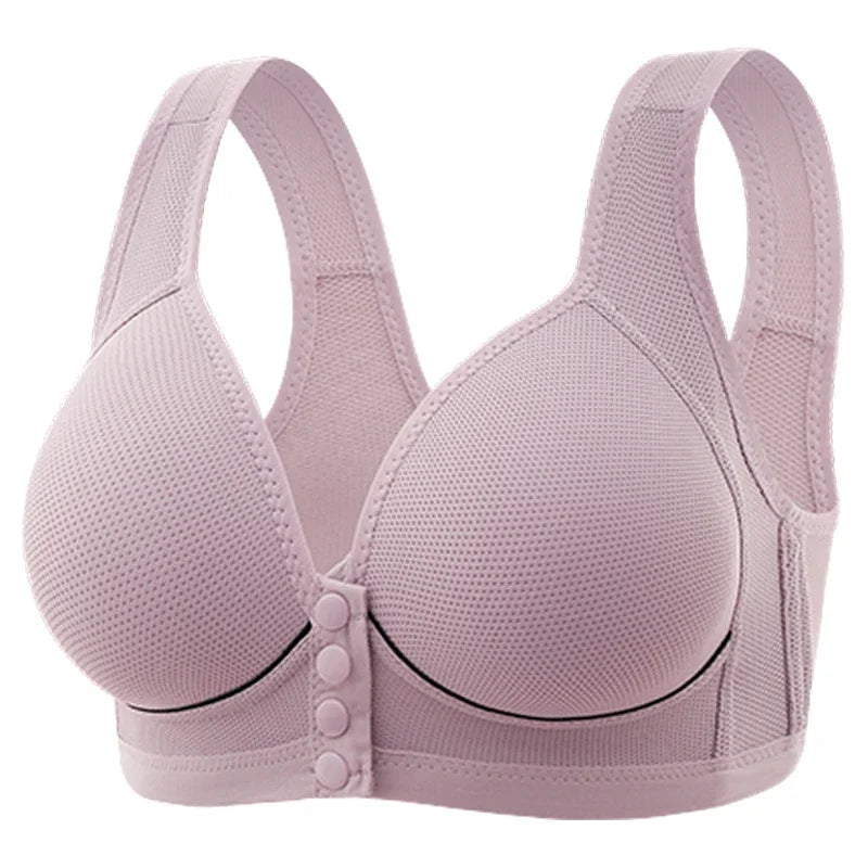 Thin Pregnant Women's Breastfeeding Underwear With Front Buckle Closure Seamless and Anti Sagging Women's Tank Top Bra - Slobuy