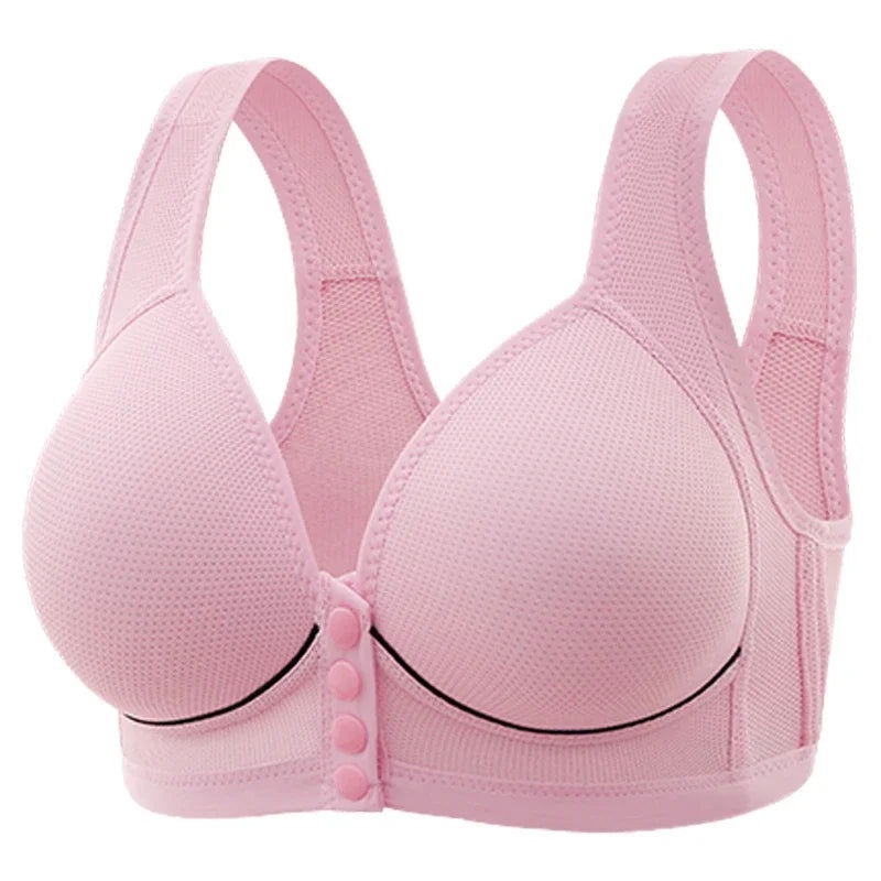 Thin Pregnant Women's Breastfeeding Underwear With Front Buckle Closure Seamless and Anti Sagging Women's Tank Top Bra - Slobuy