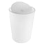 Threaded Trash Can Litter Plastic Small with Lid Bucket Large Capacity Kitchen Belt Pressure Ring Office Bin - Slobuy