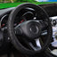 Three-Dimensional Embossed Leather Comfortable Car without Inner Ring Steering Wheel Cover Car Accessories Suitable for 14.5-15i - Slobuy