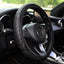 Three-Dimensional Embossed Leather Comfortable Car without Inner Ring Steering Wheel Cover Car Accessories Suitable for 14.5-15i - Slobuy