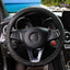 Three-Dimensional Embossed Leather Comfortable Car without Inner Ring Steering Wheel Cover Car Accessories Suitable for 14.5-15i - Slobuy