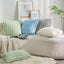Throw Cushion Cover Soft Cozy Pillowcase Faux Rabbit Fur Decorative Pillows for Couch Sofa Bed Home Decor Pillow Cover for Chair - Slobuy