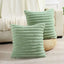 Throw Cushion Cover Soft Cozy Pillowcase Faux Rabbit Fur Decorative Pillows for Couch Sofa Bed Home Decor Pillow Cover for Chair - Slobuy
