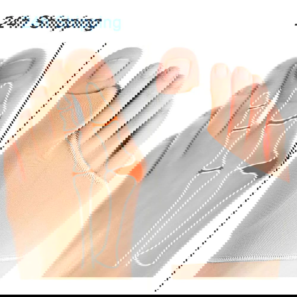 Toe Separator Hallux Valgus Bunion Corrector Orthotics Feet Bone Thumb Adjuster Correction Pedicure Sock Straightener - Slobuy
