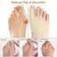 Toe Separator Hallux Valgus Bunion Corrector Orthotics Feet Bone Thumb Adjuster Correction Pedicure Sock Straightener - Slobuy