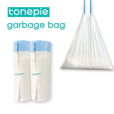 Tonepie Pet Cat Poop Bags Drawstring Closure for Tonepie Cat Litter Box Clean Pets Supplies ONLY GARBAGE BAGS 2Rollers - Slobuy
