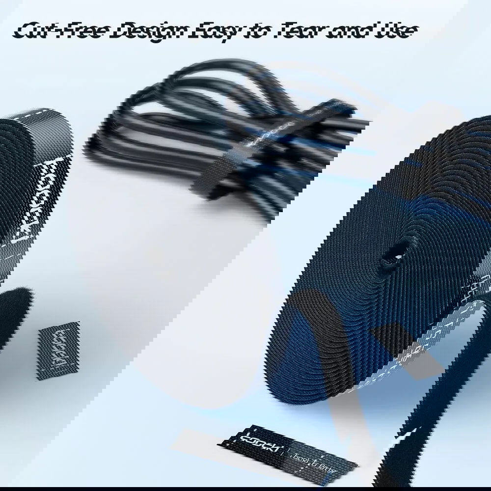 Toocki 5m Organizer Cable Management Tearable Organizador Cables 10mm Width Winder Ties Phone Accessories Wire Cord Organizer - Slobuy
