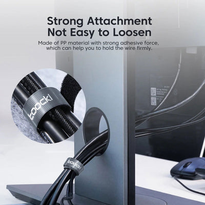 Toocki Cable Organizer Wire Winder USB Cable Management Protector Earphone Mouse Cord Ties Phone Accessory for iPhone Samsung - Slobuy