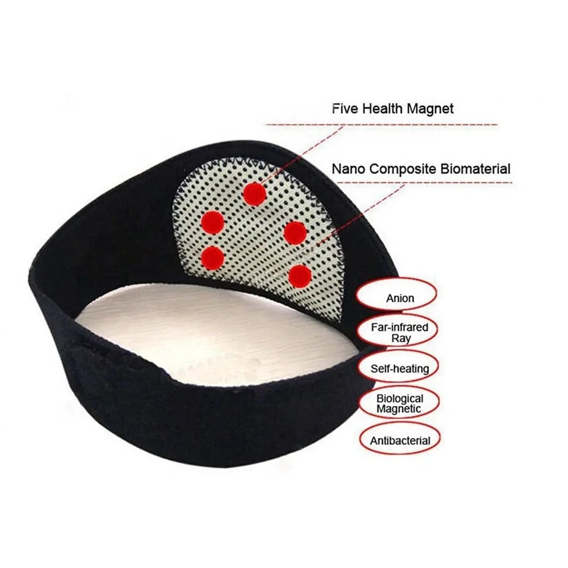 Tourmaline Belt Self-Heating Neck Magnetic Therapy Neck Guard Collar Protection For Dropshipping Reduce neck fatigue - Slobuy