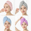 Towel Bathroom Absorbent Women Adult Quick-Drying Bath Thicker Shower Long Curly Hair Cap Dry Head Hair Towel Microfiber Wisp - Slobuy