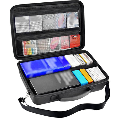 Trading Card Case Storage Box Deck Boxes for 2700+ Standard Card Games. Travel Organizer Holder Compatible with TCG - Slobuy