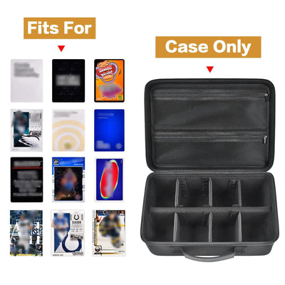 Trading Card Case Storage Box Deck Boxes for 2700+ Standard Card Games. Travel Organizer Holder Compatible with TCG - Slobuy