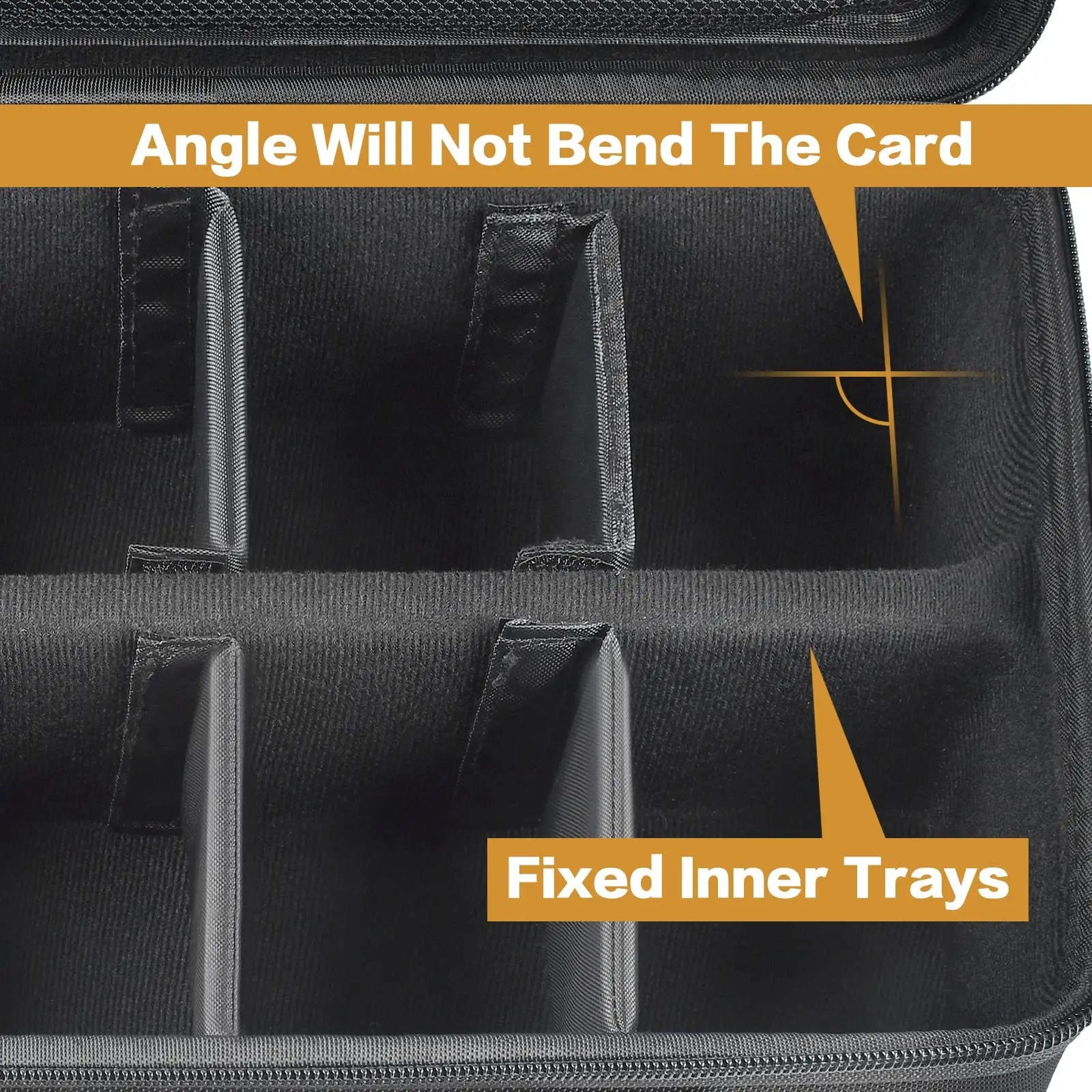 Trading Card Case Storage Box Deck Boxes for 2700+ Standard Card Games. Travel Organizer Holder Compatible with TCG - Slobuy