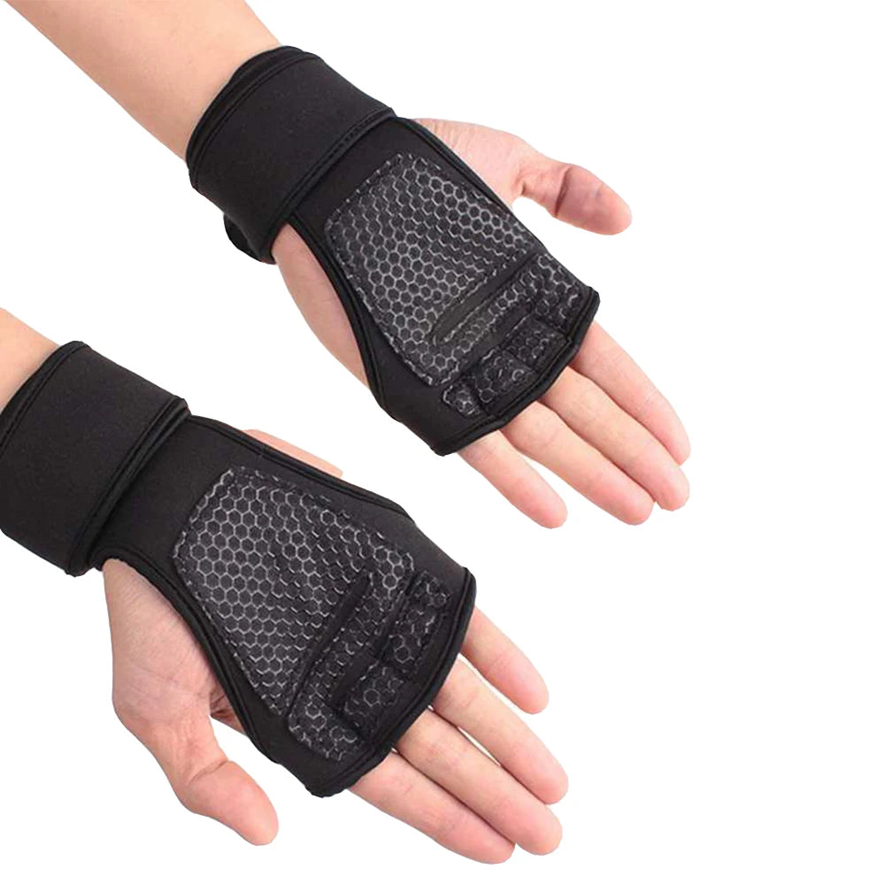 Training Sport Gloves for Men Women Workout Gloves Fitness Body Building Weightlifting Gym Hand Wrist Palm Protector Gloves - Slobuy