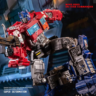 Transformation Toys Robot Car Alloy commander Optims Prima Action Figure Movie Series Children Birthday Gift - Slobuy