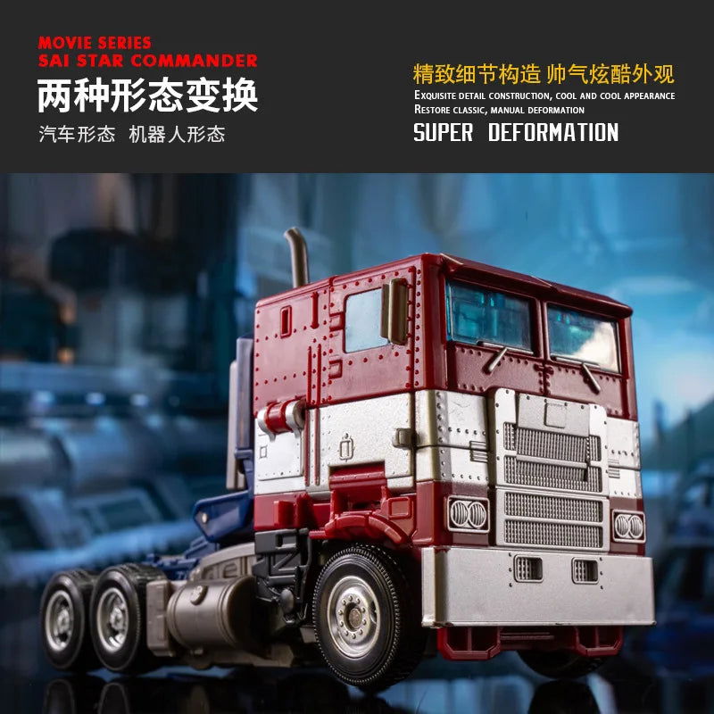 Transformation Toys Robot Car Alloy commander Optims Prima Action Figure Movie Series Children Birthday Gift - Slobuy