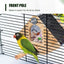 Transparent Bird Nest Breeding Box Cage Arakeet Nesting Box Acrylic Parrot Breeding House Bird Hanging Nest Birdcage Accessories - Slobuy